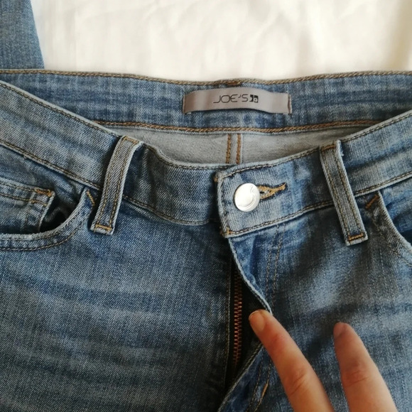 Joe's Jeans Rosalia Boyfriend High Rise Jeans Ankle Light Distressing 29 (8) - Picture 9 of 16